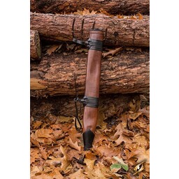 LARP sword scabbard, L, right-handed, brown - Celtic Webmerchant