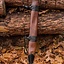 LARP sword scabbard, L, right-handed, brown - Celtic Webmerchant