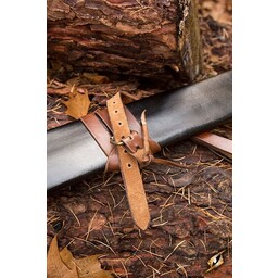 LARP sword scabbard, L, højrehåndet, sort - Celtic Webmerchant