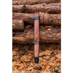 LARP sword scabbard, M, right-handed, brown - Celtic Webmerchant