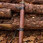 LARP sword scabbard, M, right-handed, brown - Celtic Webmerchant