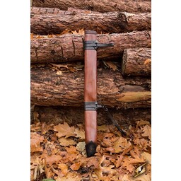 LARP sword scabbard, M, right-handed, brown - Celtic Webmerchant