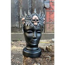 Latex tiara met schedels - Celtic Webmerchant