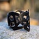 Epic Armoury Pulsera de filigrana, cuero marrón - Celtic Webmerchant