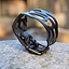 Pulsera de filigrana, cuero marrón - Celtic Webmerchant