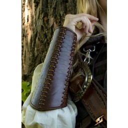 Skóra Naręczaki Battle, brązowy, para - Celtic Webmerchant