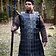 Epic Armoury Brigandine de cuero largo, negro - Celtic Webmerchant