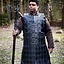 Brigandine de cuero largo, negro - Celtic Webmerchant