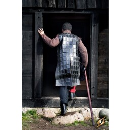 Skórzany brygandyn długi, czarny - Celtic Webmerchant