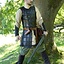 Brigandine de cuero largo, negro - Celtic Webmerchant