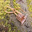Leather holster hook for LARP sword, brown - Celtic Webmerchant