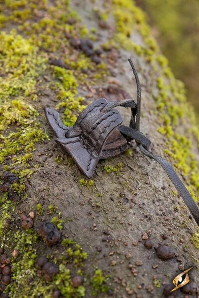 Gancio fondina in pelle per LARP la spada, il nero - Celtic Webmerchant