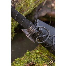 Cuero gancho funda para LARP espada, negro - Celtic Webmerchant