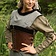 Epic Armoury Läder korsett Margot, brun - Celtic Webmerchant
