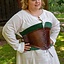 Corset en cuir Margot, vert - Celtic Webmerchant