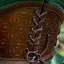 Leather corset Margot, green - Celtic Webmerchant