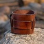 Læder manchet armbånd - Celtic Webmerchant