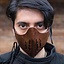 Demi-masque en cuir Mempo, marron - Celtic Webmerchant