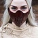 Epic Armoury Media máscara de cuero Mempo, rojo. - Celtic Webmerchant