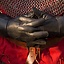 Rękawiczki skórzane średniowieczne, czarne - Celtic Webmerchant