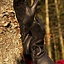 Leather medieval gloves, black - Celtic Webmerchant