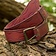 Epic Armoury Leather belt Aruthia, red - Celtic Webmerchant