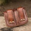 Sac ceinture en cuir Agostino, marron - Celtic Webmerchant