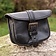 Epic Armoury Bolso bandolera de piel Agostino, negro - Celtic Webmerchant