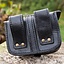 Leather belt bag Agostino, black - Celtic Webmerchant