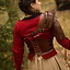 Leather shoulder armor, brown - Celtic Webmerchant