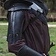 Epic Armoury Leather shoulder armor, black - Celtic Webmerchant