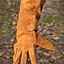 Leather fighting gloves suede, brown - Celtic Webmerchant