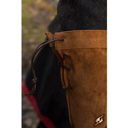 Gants de combat en cuir daim, marron - Celtic Webmerchant