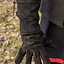 Læder kæmper handsker ruskind, sort - Celtic Webmerchant