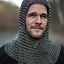 Chainmail coif Alaric, 9 mm - Celtic Webmerchant