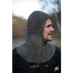 Chainmail coif Alaric, 9 mm - Celtic Webmerchant