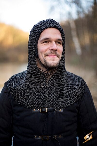 Kettenhemd Alaric, gebräunt 9 mm - Celtic Webmerchant
