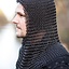 Chainmail coif Alaric, bronsat 9 mm - Celtic Webmerchant