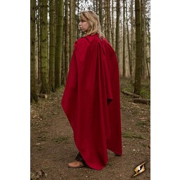 Cloak Jaimie, röd - Celtic Webmerchant