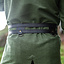 Double belt Ubbe, black - Celtic Webmerchant