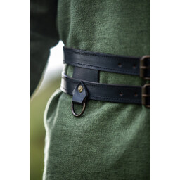 Doppia cintura Ubbe, nera - Celtic Webmerchant