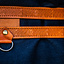 Double belt Ubbe, brown - Celtic Webmerchant