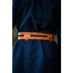 Double ceinture Viking Floki, marron - Celtic Webmerchant