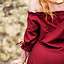 Festival dress Melisande, red - Celtic Webmerchant