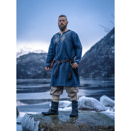 Viking tuniek Snorri, grijs-blauw - Celtic Webmerchant