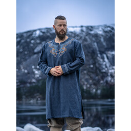 Viking tuniek Snorri, grijs-blauw - Celtic Webmerchant