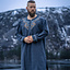 Viking tunic Snorri, grey-blue - Celtic Webmerchant