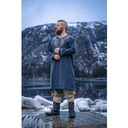 Viking tunic Snorri, grey-blue - Celtic Webmerchant