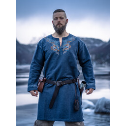 Túnica vikinga Snorri, gris azulado - Celtic Webmerchant