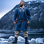 Viking tunic Snorri, grey-blue - Celtic Webmerchant